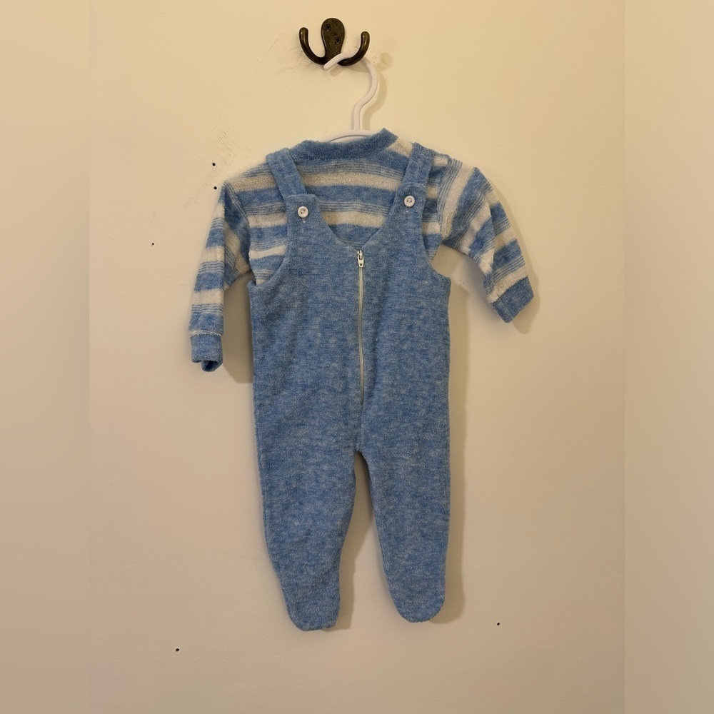 Vintage 80s Terri cloth two piece set